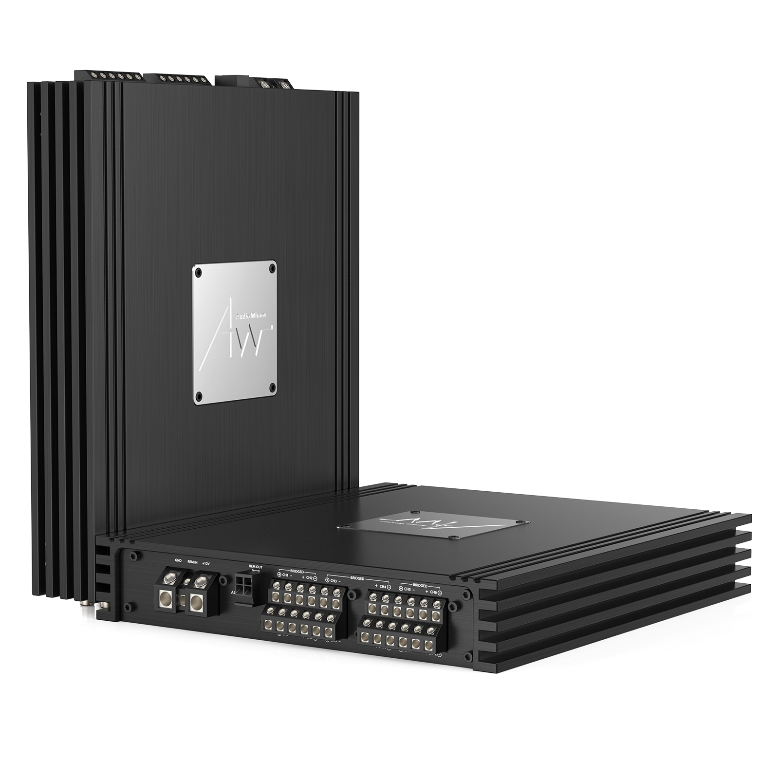 AudioWinner T1216.12H DSP car amplifier multiple views