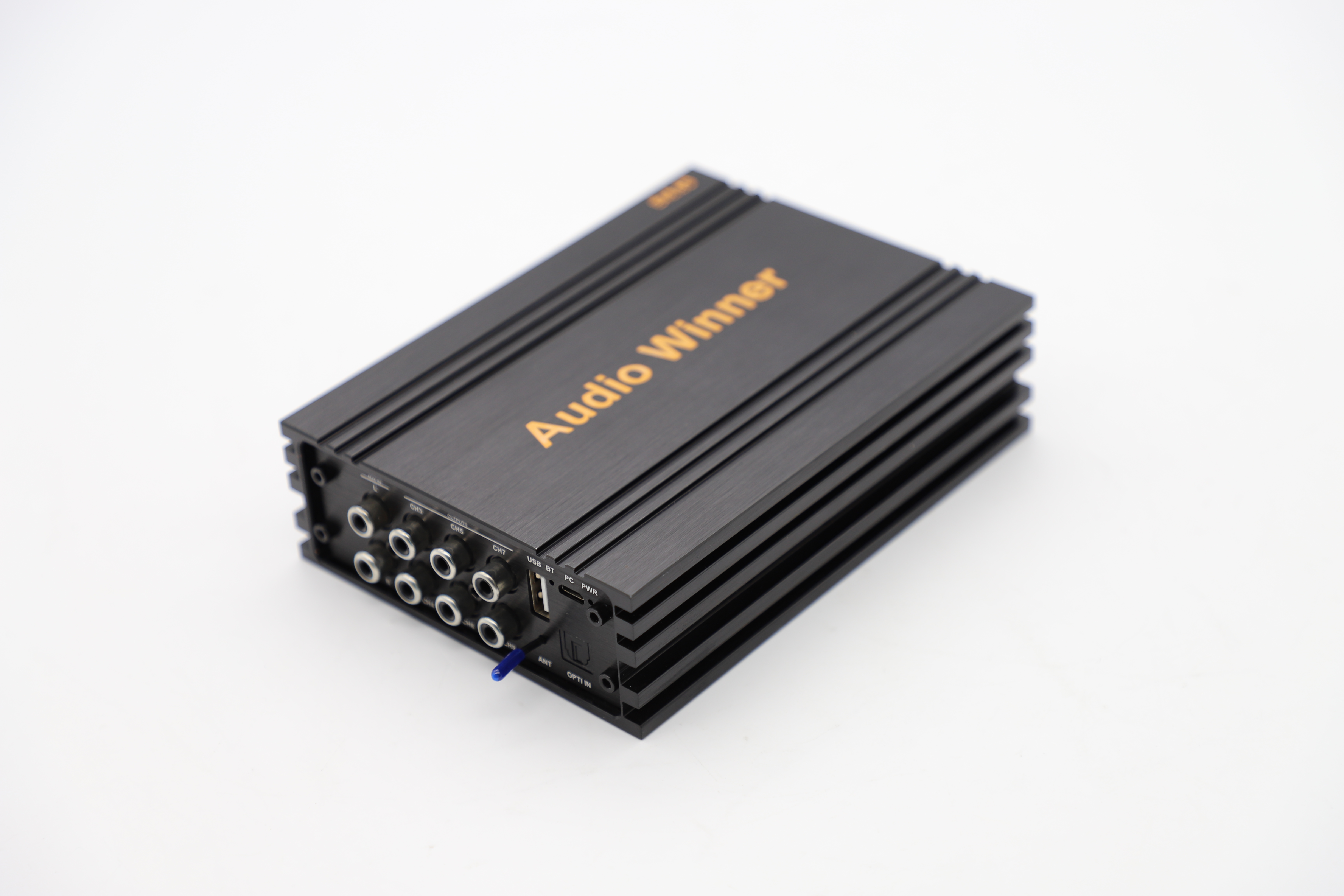 Audio winner E48.6D 8ch dsp car audio processor with 6channel car amplifier controlled by pc and app