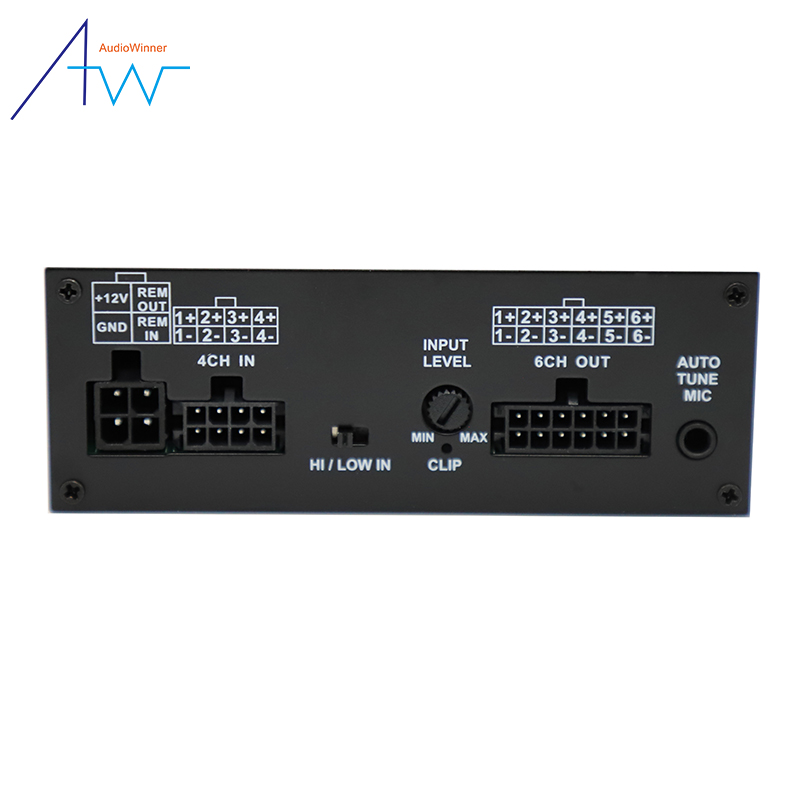 6 channel power with Integrated DSP car processor