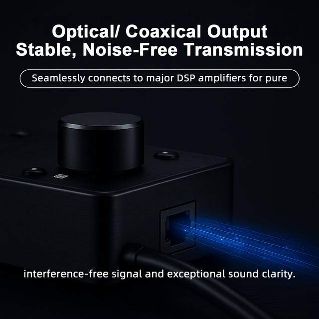 Audio Winner DSD256 Hi-Res Car DSP Controller, DSD256 Lossless Audio Player, Optical/Coaxial Output, 2TB Storage, 2” LCD Display for DSP Amplifier