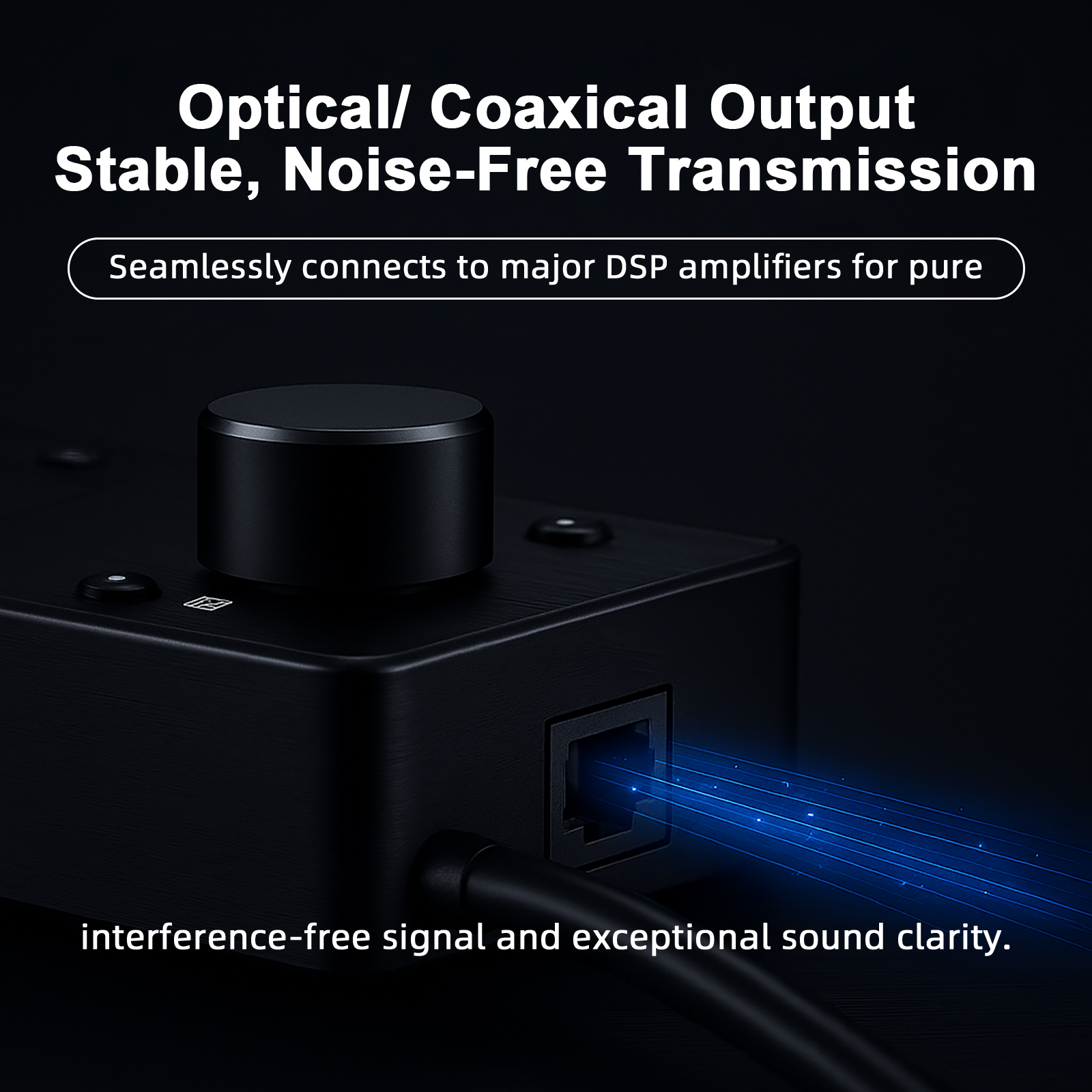 Audio Winner DSD256 Hi-Res Car DSP Controller, DSD256 Lossless Audio Player, Optical/Coaxial Output, 2TB Storage, 2” LCD Display for DSP Amplifier