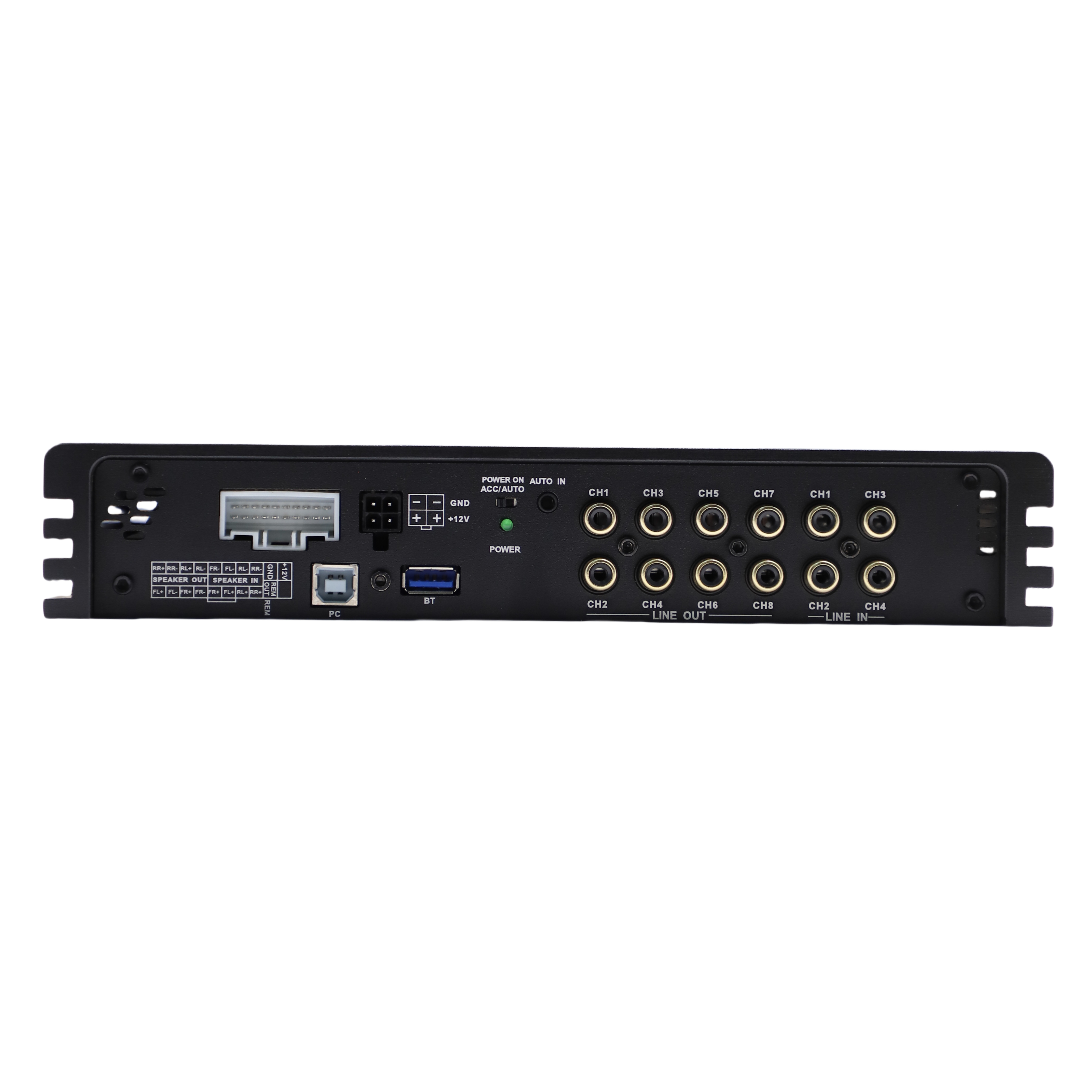 Audiowinner S48.4D High-Performance Class D Amplifier - 4x70W, Auto Tuning, 31-Band EQ