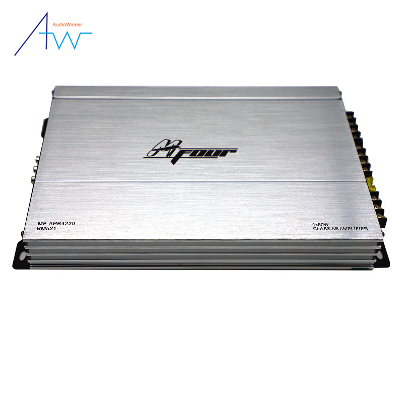 50Watt 4 channel class AB compact Car Amplifier for car