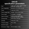 Audiowinner E48.4D Advanced DSP Car Amplifier - 4x50W with Full Digital Control and Extensive Inputs