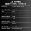 999KEQ Digital Car Audio Equalizer with USB & SD Player