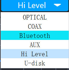 DSP processor input source selection