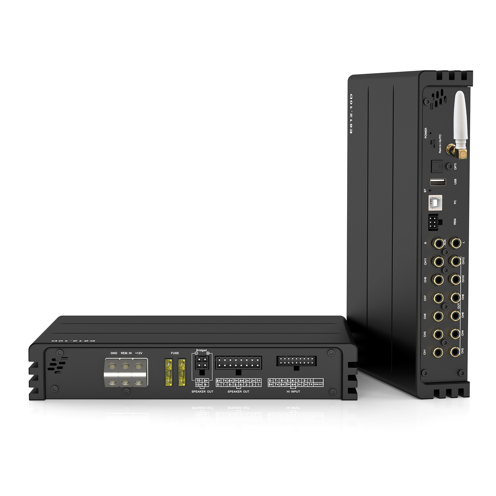 AudioWinner E812.10D High-Power Class D Amplifier with 300W Bridging Capability
