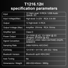 AudioWinner T1216.12H 12×150W 16-Channel DSP Car Amplifier