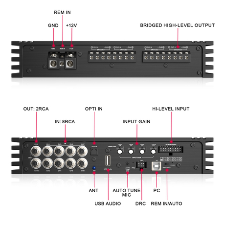 T810.8L Auto Tuning DSP Amplifier | Audio Winner